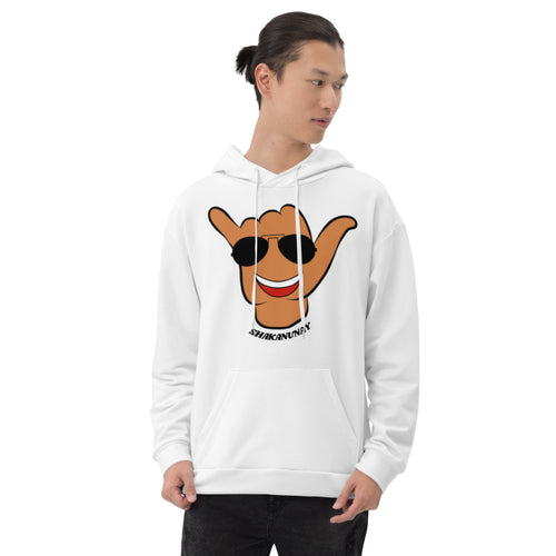 Braddah Shaka White Hoodie