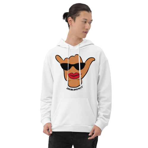 Wahine Shaka White Hoodie