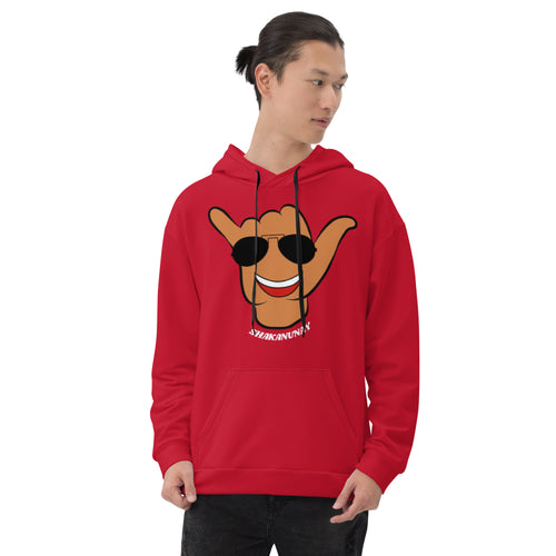 Braddah Shaka Red Hoodie