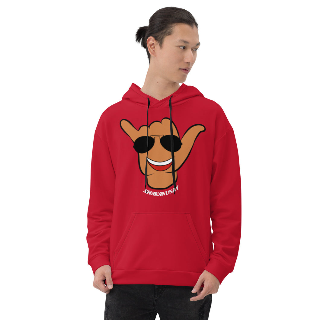 Braddah Shaka Red Hoodie