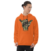 Load image into Gallery viewer, Camo Shaka Orange Hoodie
