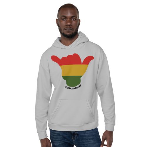 Rasta Shaka Hoodie - Grey