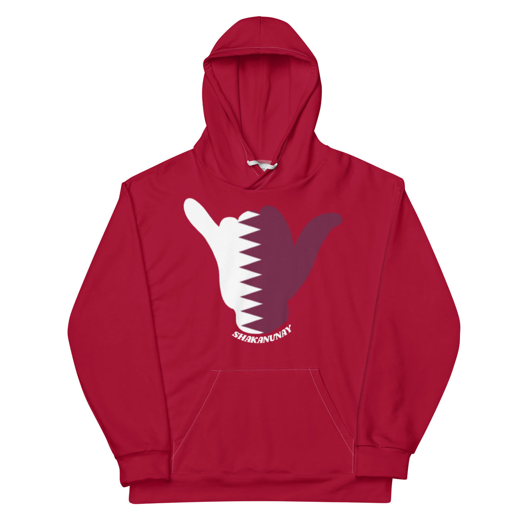 Qatar Red Hoodie