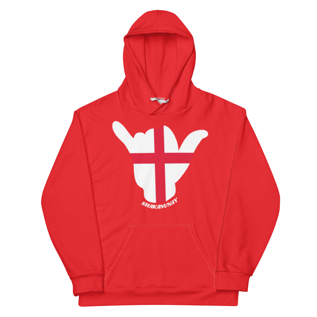 England Red Hoodie