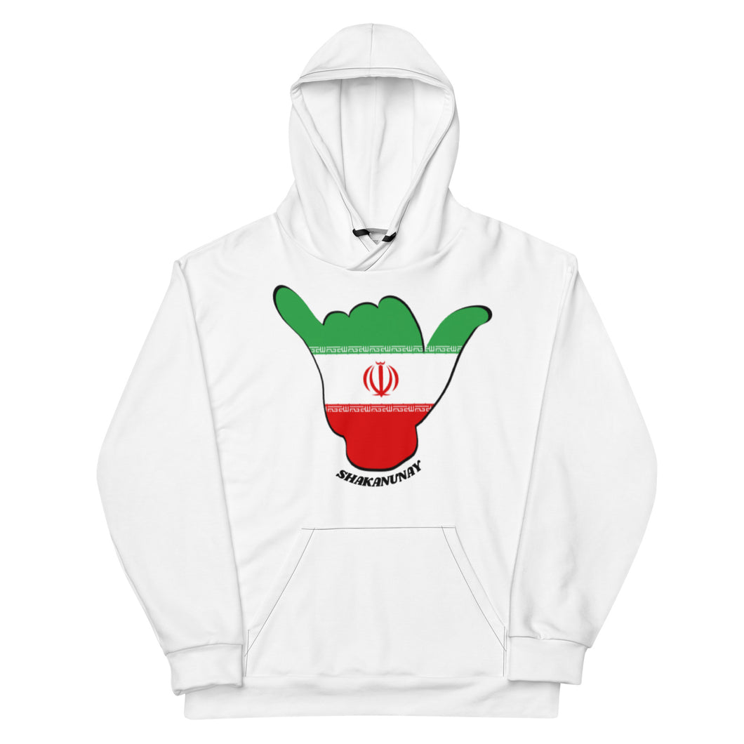 Iran White Hoodie