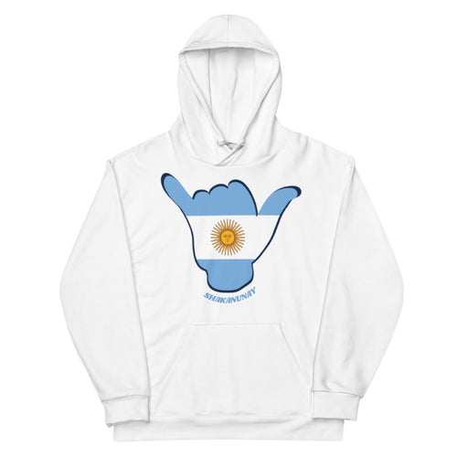 Argentina White Hoodie