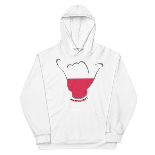 Poland White Hoodie
