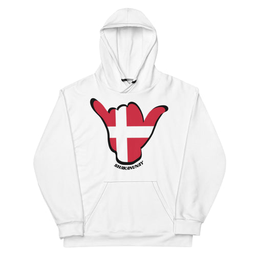 Denmark White Hoodie