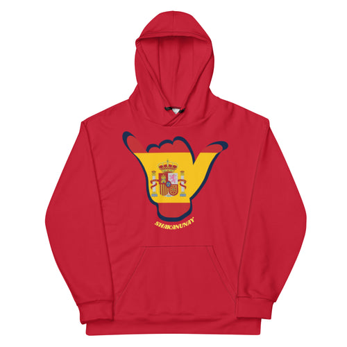 Spain Red Hoodie