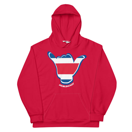 Costa Rica Red Hoodie