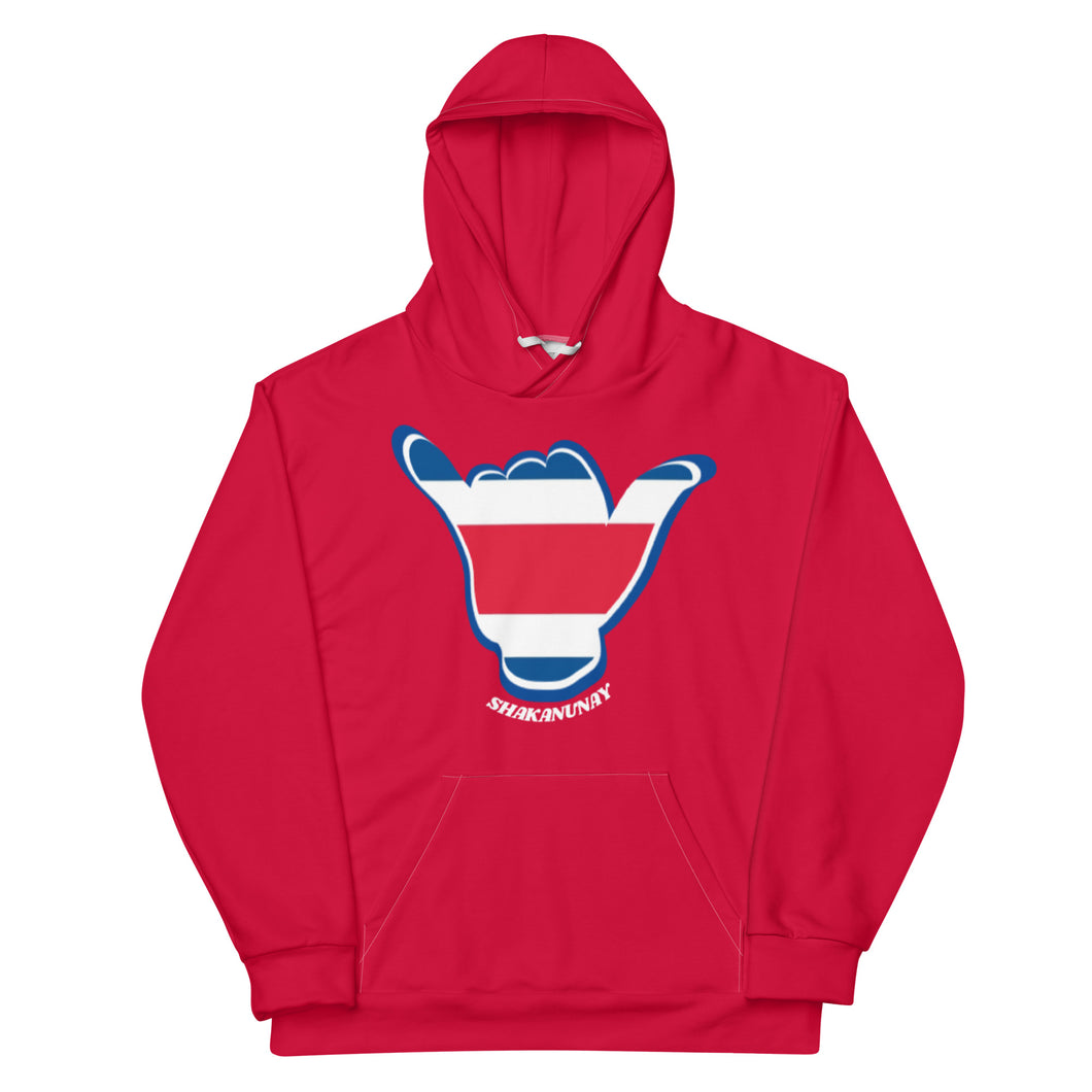 Costa Rica Red Hoodie