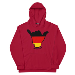 Germany Dark Red Hoodie