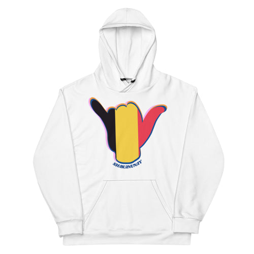 Belgium White Hoodie