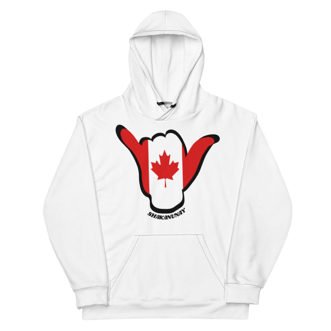 Canada White Hoodie