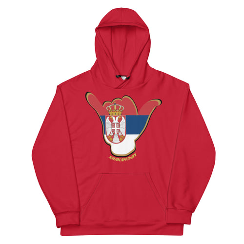 Serbia Red Hoodie