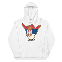 Load image into Gallery viewer, Serbia White Hoodie