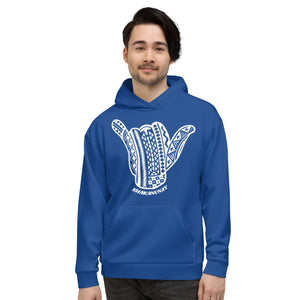 Hawai'i Tribal Blue Hoodie