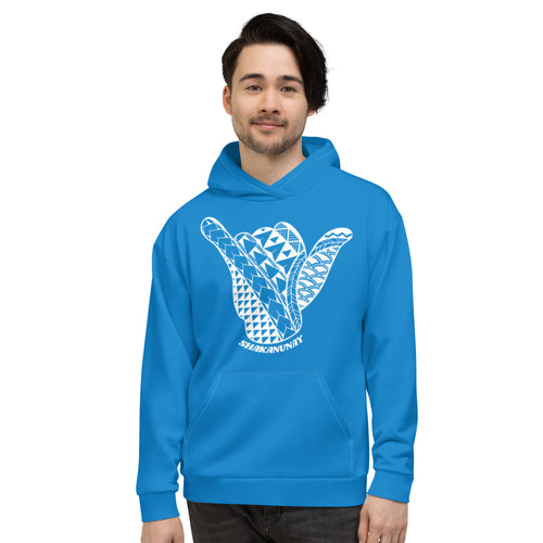 Hawai'i Tribal 2.0 Blue Hoodie