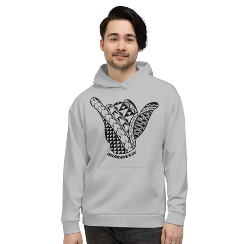 Hawai'i Tribal 2.0 Grey Hoodie