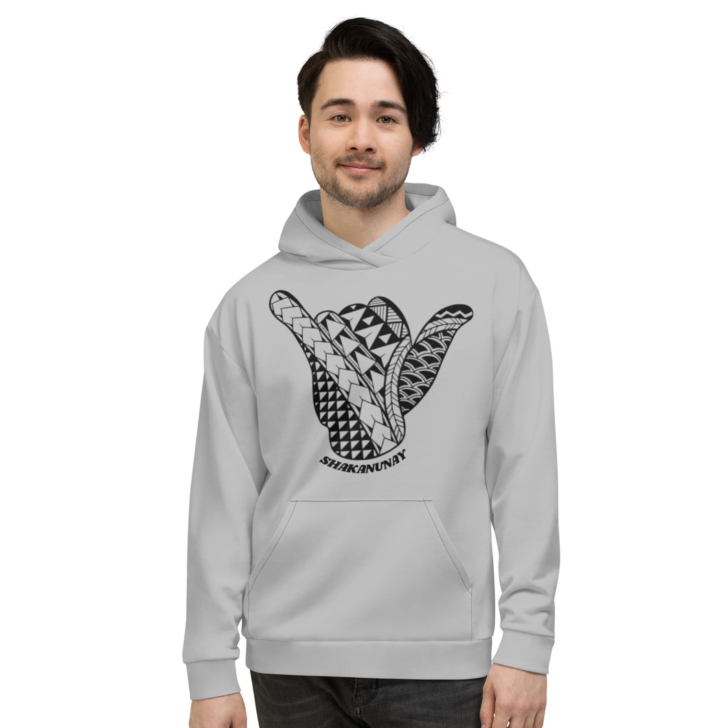 Hawai'i Tribal 2.0 Grey Hoodie
