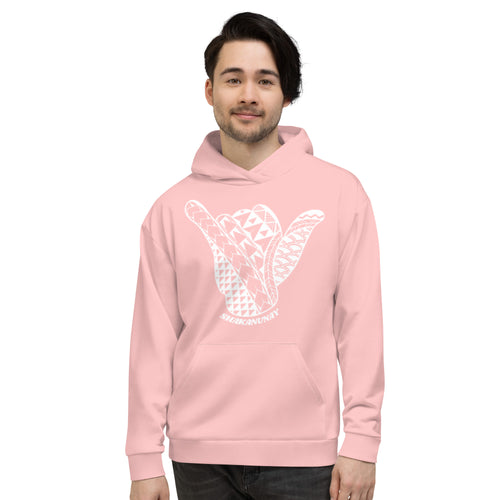 Hawai'i Tribal 2.0 Pink Hoodie