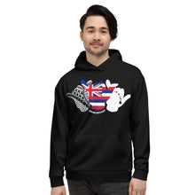 Load image into Gallery viewer, Hawaii TriShaka 2.0 Black Hoodie