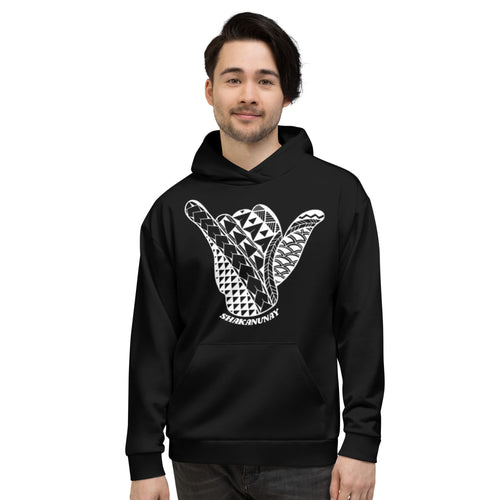 Hawai'i Tribal 2.0 Black Hoodie