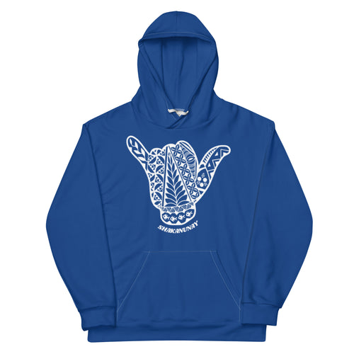 Kingdom of Tonga Tribal Blue Hoodie