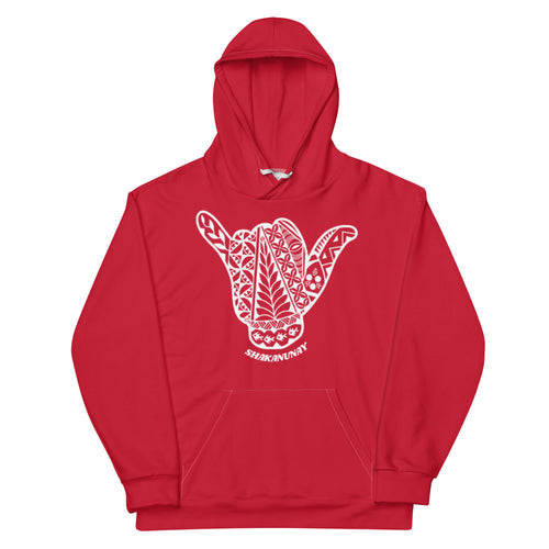 Kingdom of Tonga Tribal Red Hoodie