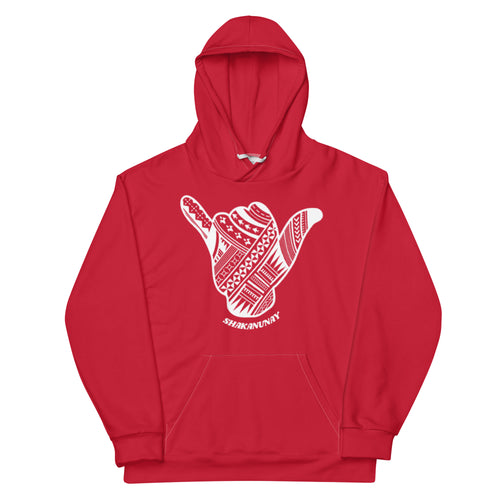 Samoa Tribal Hoodie - Red