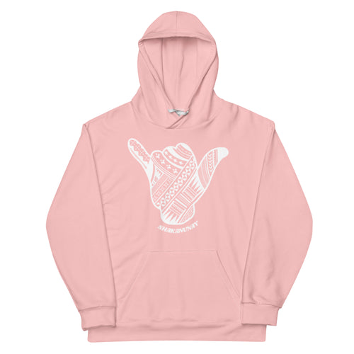 Samoa Tribal Hoodie - Pink