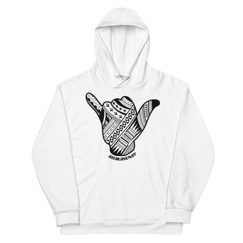 Samoa Tribal Hoodie - White