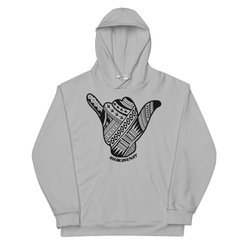 Samoa Tribal Hoodie - Grey