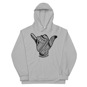 Samoa Tribal Hoodie - Grey