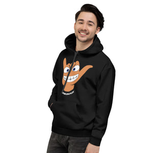 Cousin Shaka Black Hoodie - Hawai'i Back