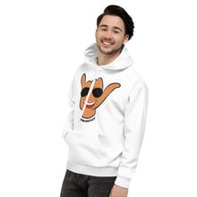 Load image into Gallery viewer, Braddah Shaka White Hoodie - Hawai&#39;i Back