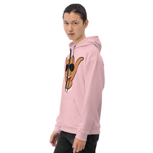 Braddah Shaka Pink Hoodie