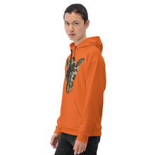 Load image into Gallery viewer, Camo Shaka Orange Hoodie