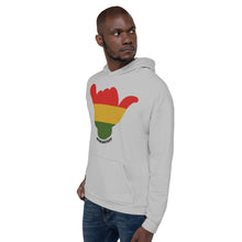Load image into Gallery viewer, Rasta Shaka Hoodie - Grey