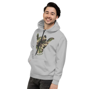 Camo Shaka Grey Hoodie