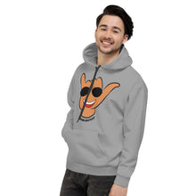 Load image into Gallery viewer, Braddah Shaka Grey Hoodie - Hawai&#39;i Back