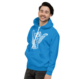 Hawai'i Tribal 2.0 Blue Hoodie