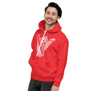 Hawai'i Tribal 2.0 Red Hoodie