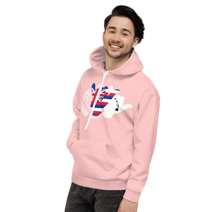 Hawaii TriShaka 2.0 Pink Hoodie