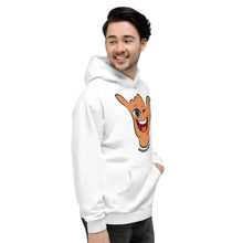 Load image into Gallery viewer, Wink Shaka White Hoodie - Hawai&#39;i Back