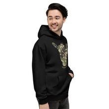 Load image into Gallery viewer, Camo Shaka Black Hoodie - Hawai&#39;i Back