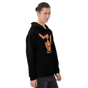 Braddah Shaka Black Hoodie