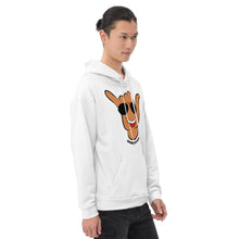 Load image into Gallery viewer, Braddah Shaka White Hoodie