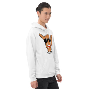 Braddah Shaka White Hoodie