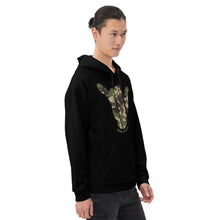 Load image into Gallery viewer, Camo Shaka Black Hoodie